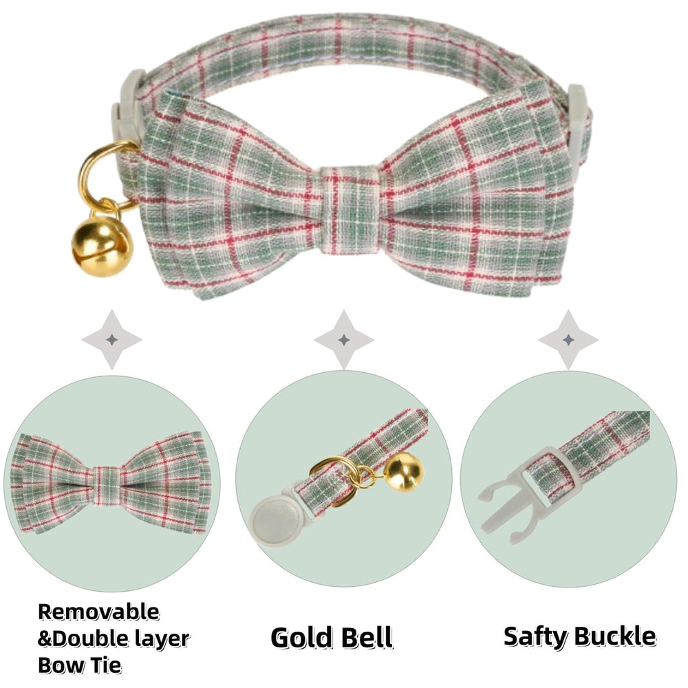 Collar Ewinoom con ajuste para gatos, seguridad de liberación rápida