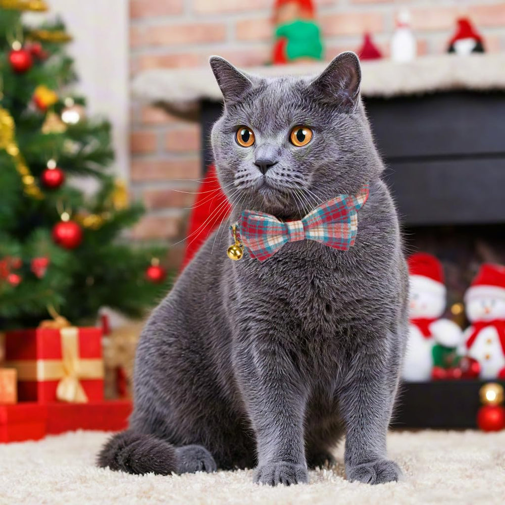 Collar Ewinoom de algodón suave para gatos, piel delicada protegida