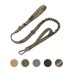 Correa EXCELLENT ELITE SPANKER para perro en verde ranger, ideal para entrenamiento al aire libre