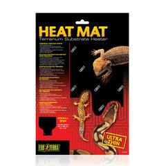 Calentador de sustrato Exo Terra para terrario, calor estable en reptiles pequeños.