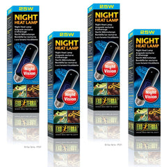 Exo Terra Night-Glo: lámpara lunar de 25W para terrario, iluminación nocturna sin UVB.