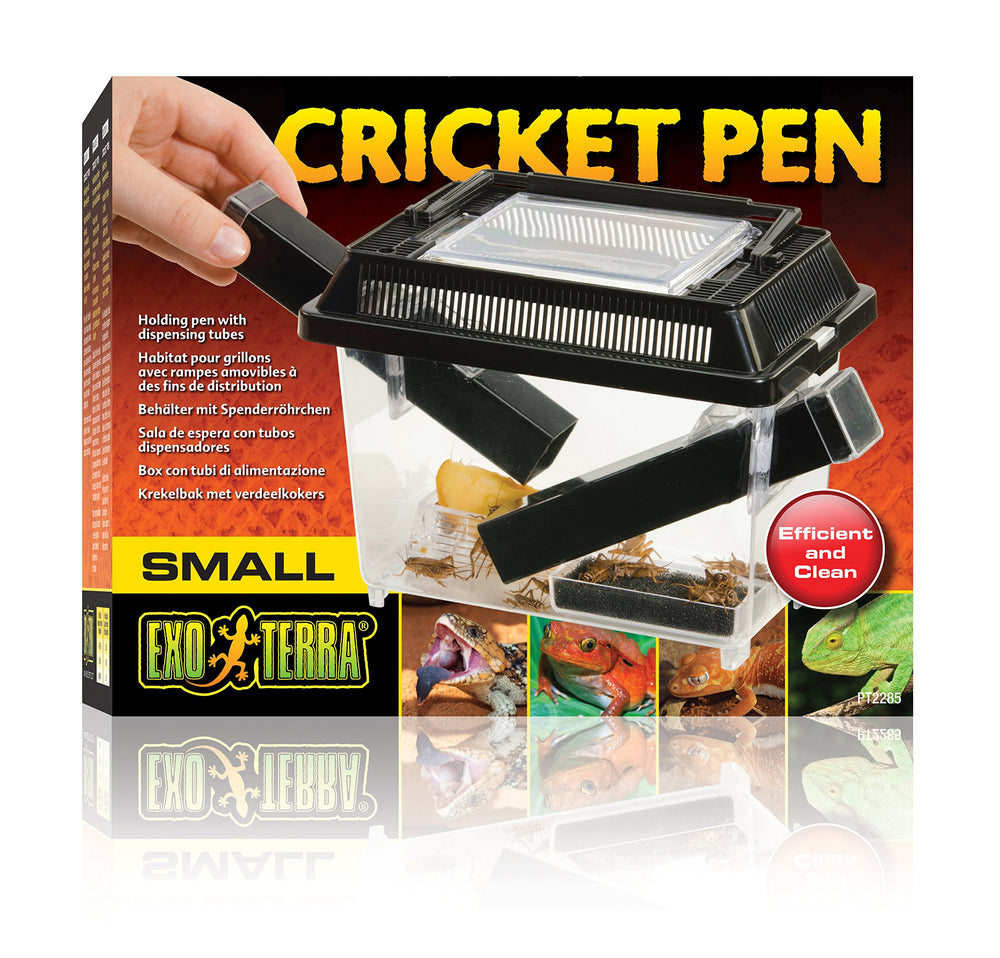 Exo Terra recinto para grillos, tapa removible para limpieza rápida.