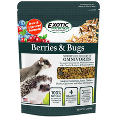 Exotic Nutrition Berries & Bugs: bolsa cerrada para conservar frescura y nutrientes.