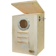 Caja-nido Exotic Nutrition con acople a jaula para ardillas y aves pequeñas
