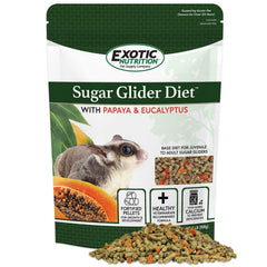 Dieta Exotic Nutrition Sugar Glider con granulos para alimentación balanceada