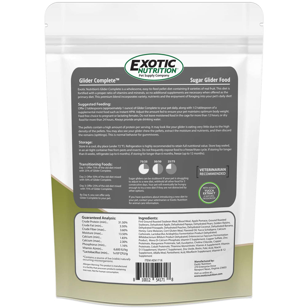 Exotic Nutrition Glider Complete: bolsa almacenada en frío para frescura prolongada
