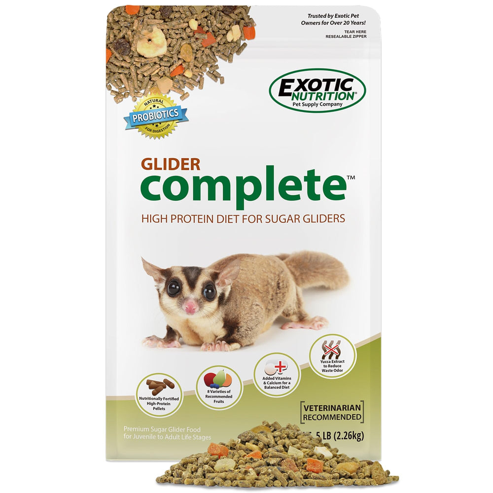 Exotic Nutrition Glider Complete: granulado proteico para crecimiento saludable