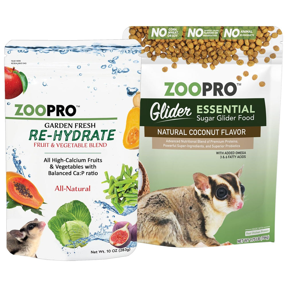 Exotic Nutrition Glider Essential croquetas de pollo, alto en proteína para Sugar Gliders.