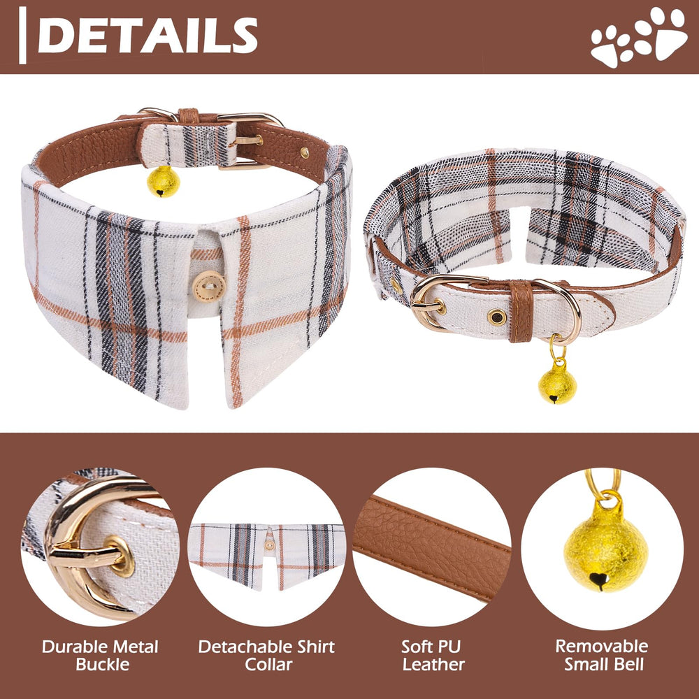 Collar EXPAWLORER con bandana para perro pequeño, estilo y seguridad en cada salida.
