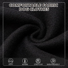 EXPAWLORER sudadera para perro manga con borde rib y ajuste cómodo