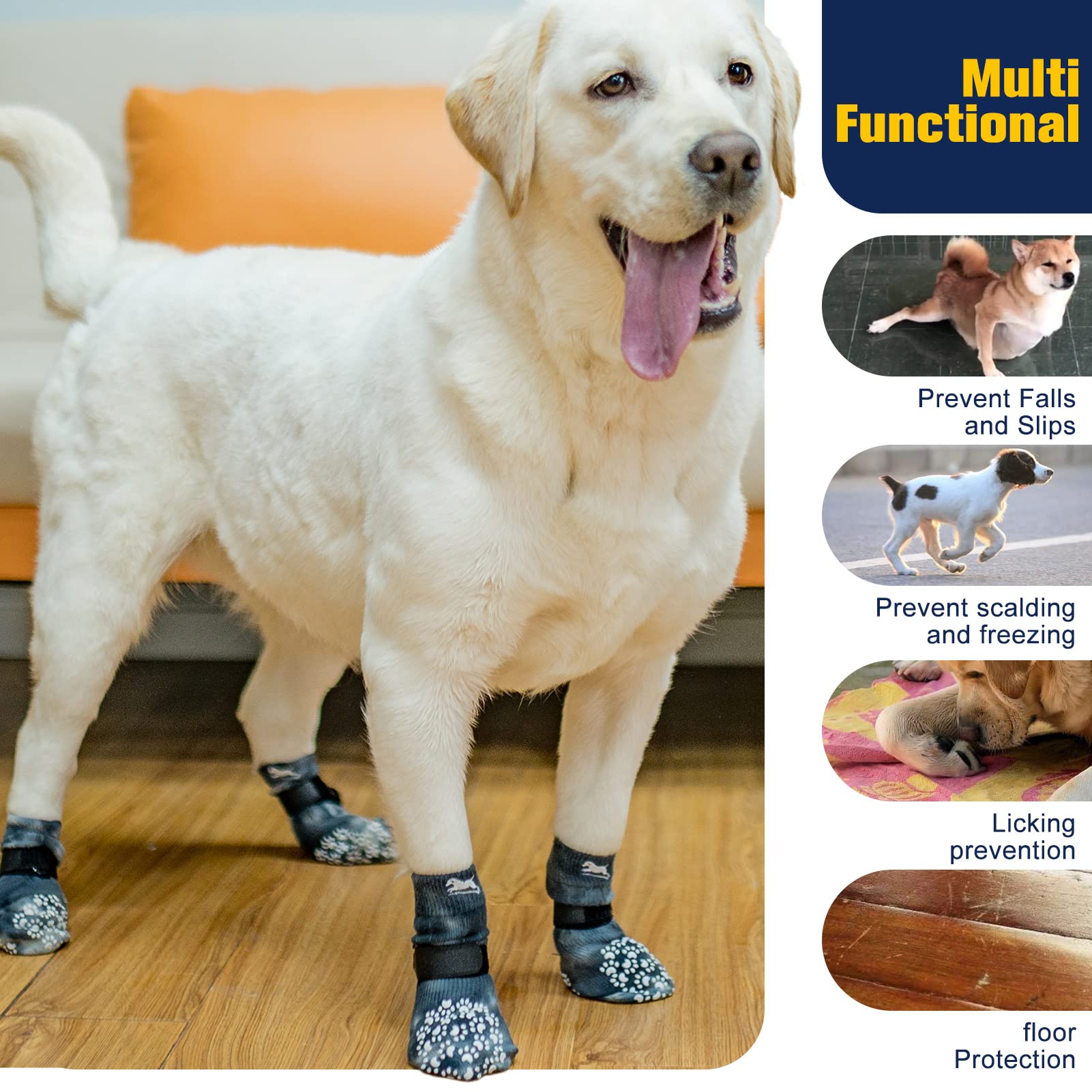 EXPAWLORER ajuste firme y sencillo de quitar para perros activos.