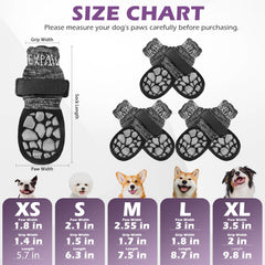 EXPAWLORER botas de invierno para perros protegen patas y evitan resbalones.