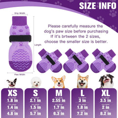 EXPAWLORER botas para perros ayudan a caminar con seguridad sobre superficies resbaladizas