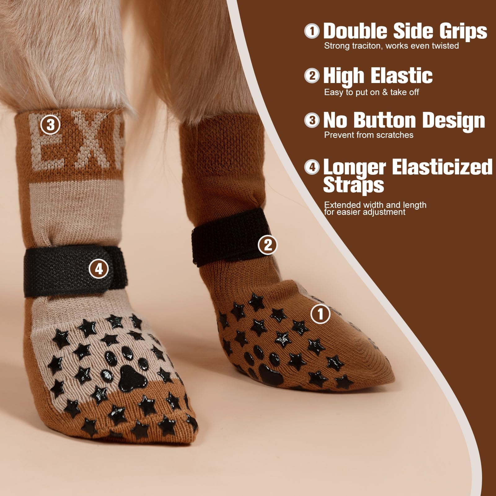 EXPAWLORER botas para perros, proteccion de patas en pavimentos calientes.