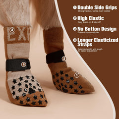 EXPAWLORER botas para perros, proteccion de patas en pavimentos calientes.