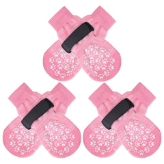 Botas antideslizantes EXPAWLORER para perros con agarre en patas para superficies lisas.