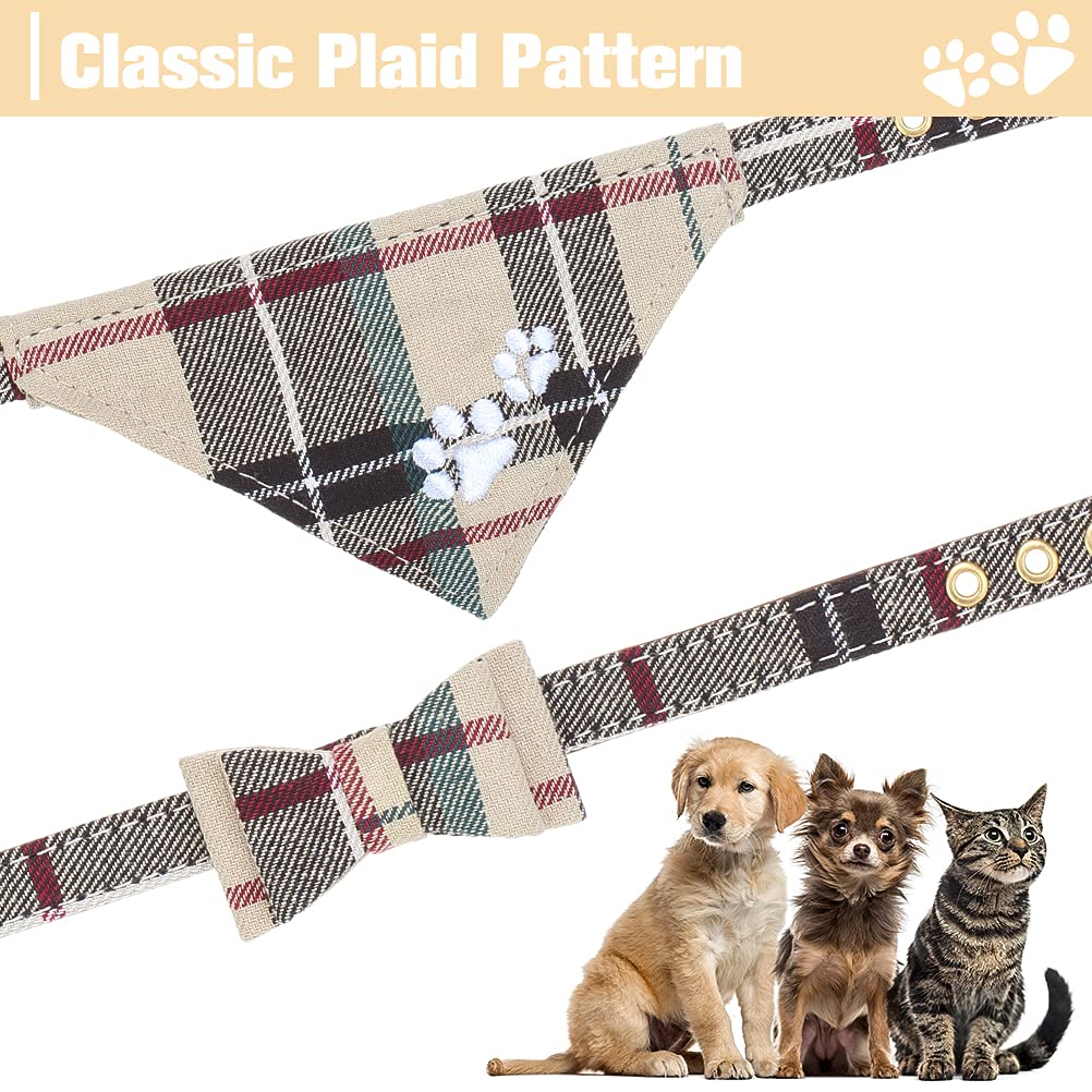 EXPAWLORER nudo-bowtie collar estampado, toque divertido para ocasiones y uso diario.