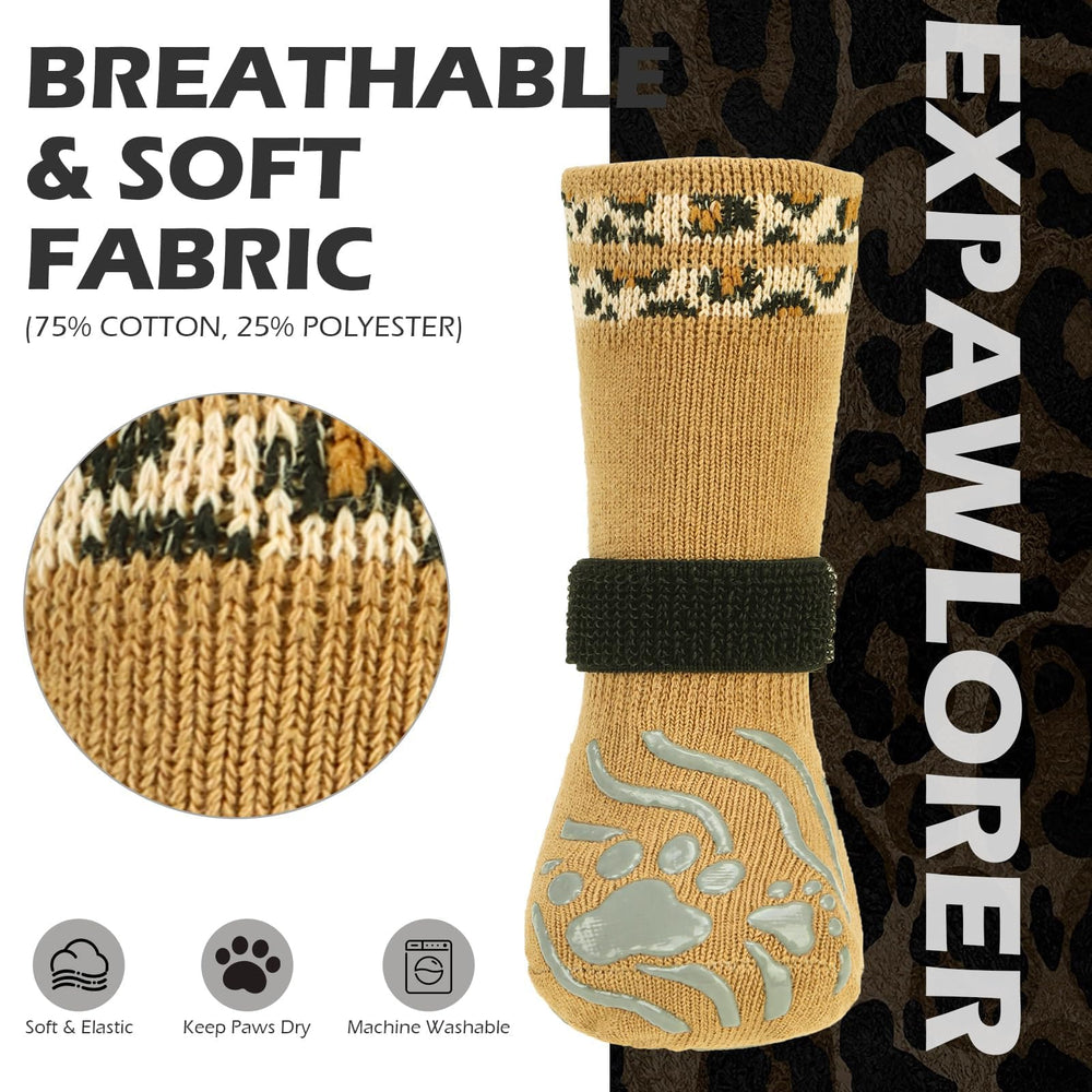 EXPAWLORER calcetines con ajuste elástico para patitas