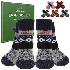 EXPAWLORER calcetines antideslizantes para patas, ideal para interiores.