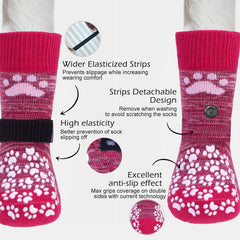EXPAWLORER calcetines para perro evitan lamer patas, mejora comodidad en casa