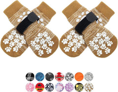 EXPAWLORER calcetines antideslizantes para perros, vista superior, mejor agarre en pisos