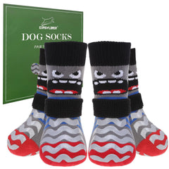 EXPAWLORER calcetines con agarres antideslizantes protegen patas en suelos de madera