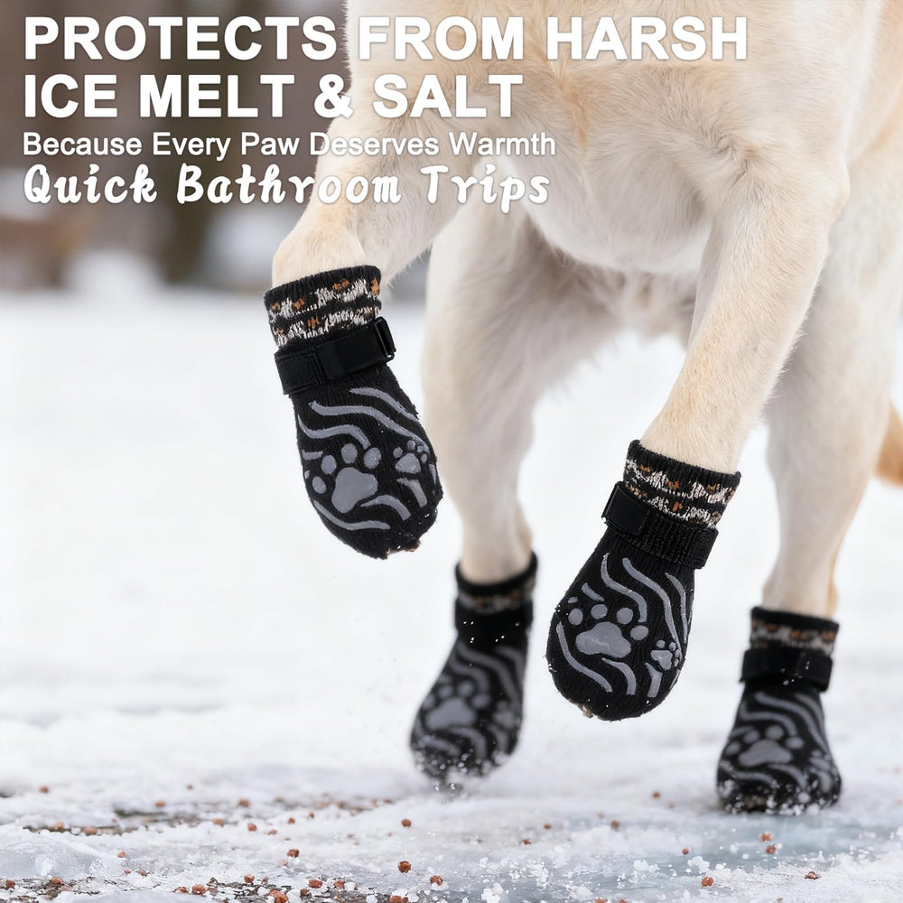 EXPAWLORER calcetines ajustables con correa removible para un ajuste seguro.
