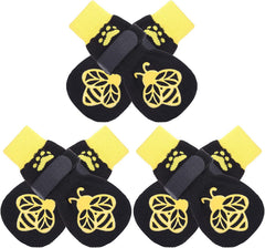 EXPAWLORER calcetines anti deslizantes para perros, mejoran agarre en interiores.