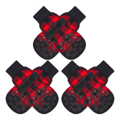 EXPAWLORER calcetines para perro con antideslizante doble, mayor agarre en suelos.