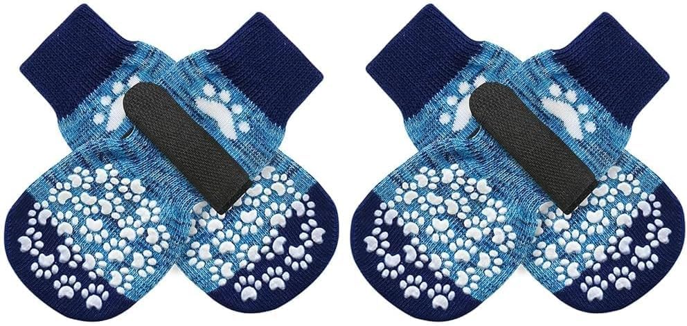 EXPAWLORER calcetines antideslizantes para perros con mayor tracción en suelos lisos