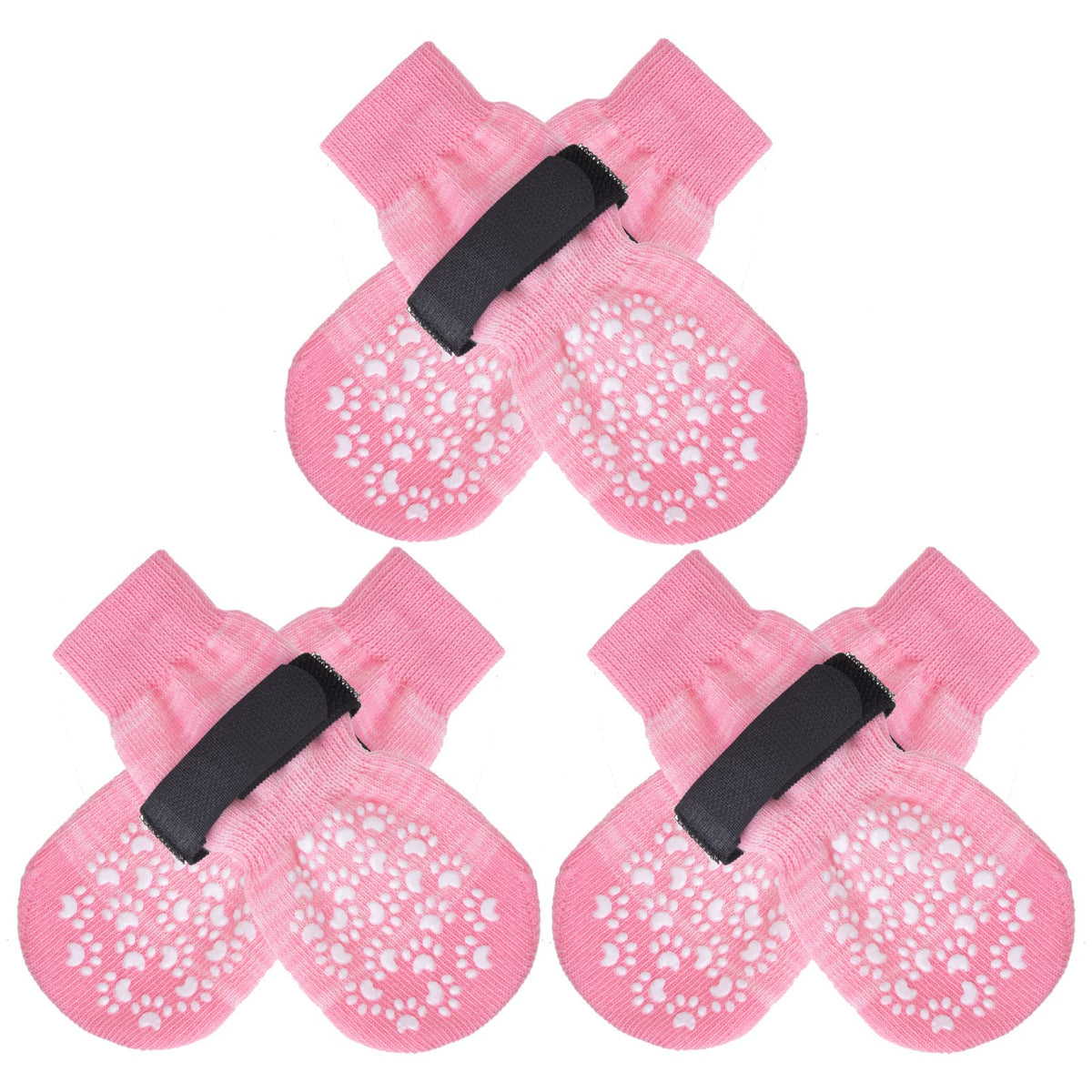 Expawlorer calcetines para perros antideslizantes ofrecen agarre y comodidad.