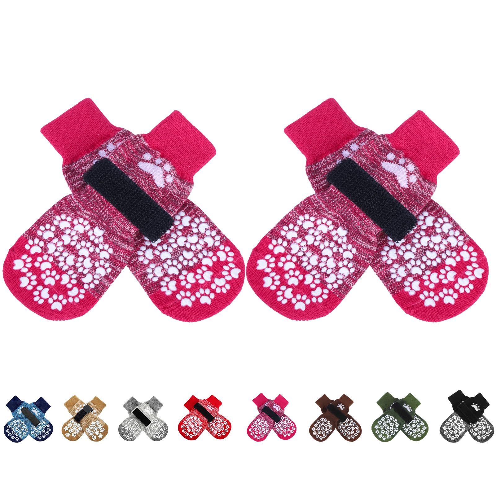EXPAWLORER calcetines para perros antideslizantes protegen patas durante paseos