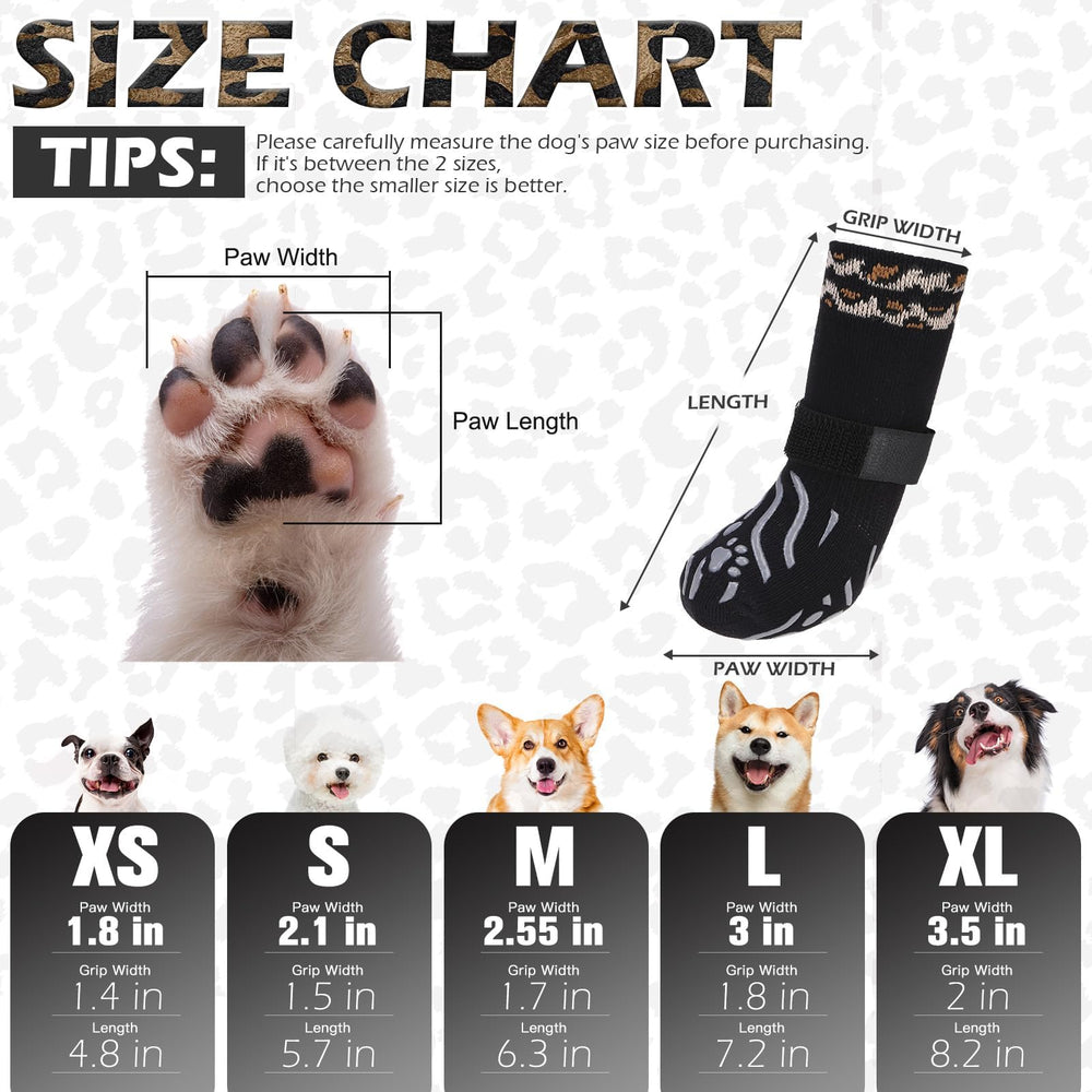 EXPAWLORER calcetines antideslizantes para suelos de madera, mayor tracción.