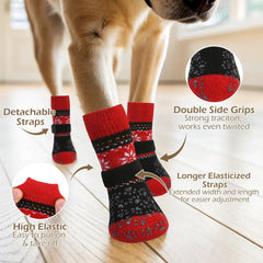 EXPAWLORER calcetines confortables con forro suave para patas frías.