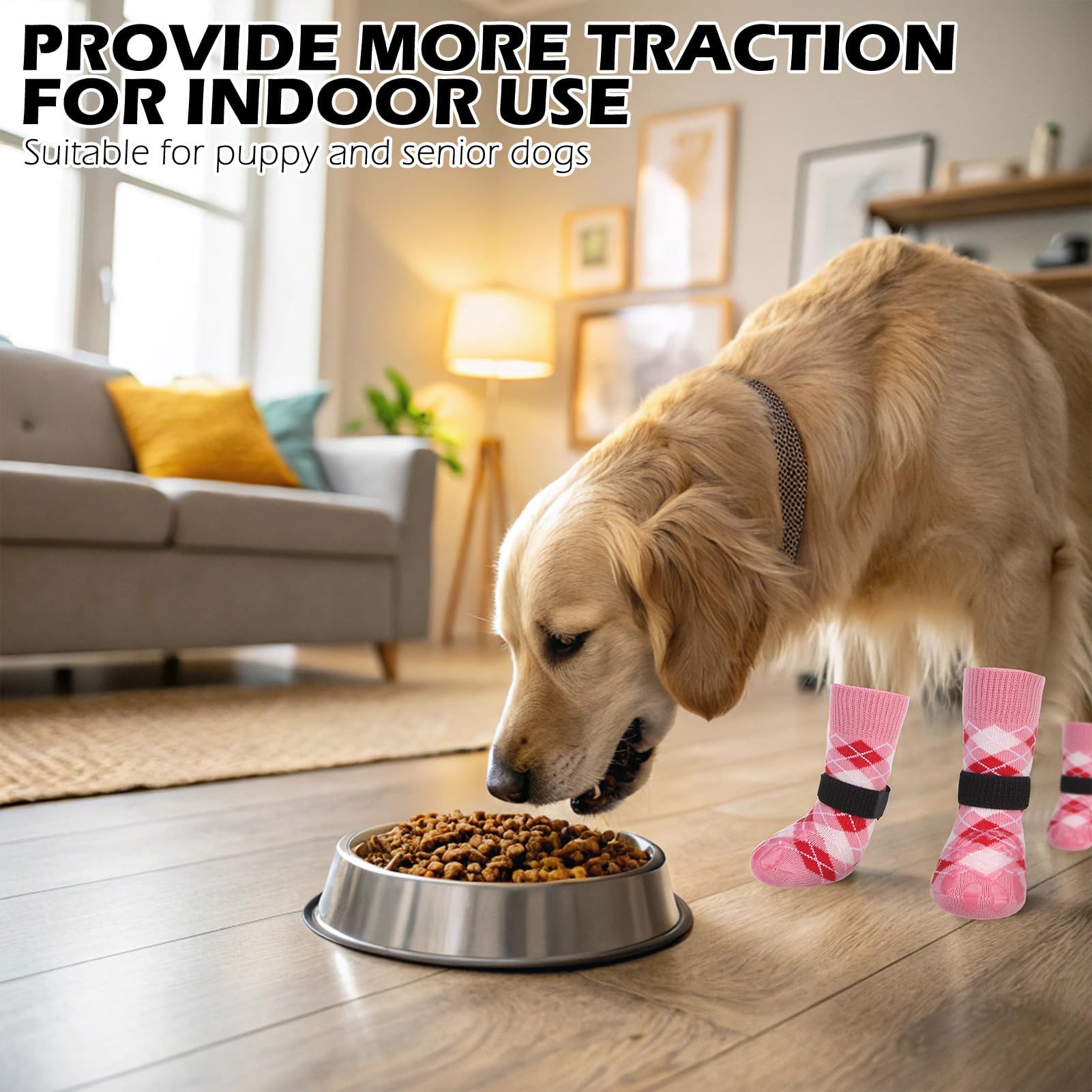 EXPAWLORER calcetines para perro comodidad ventilada para paseos.