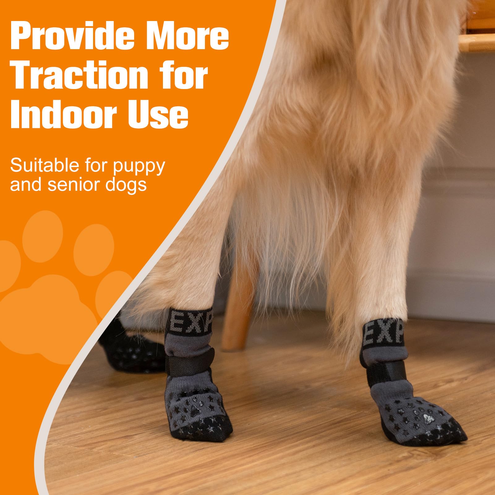 EXPAWLORER calcetines para perro protegen muebles y suelos