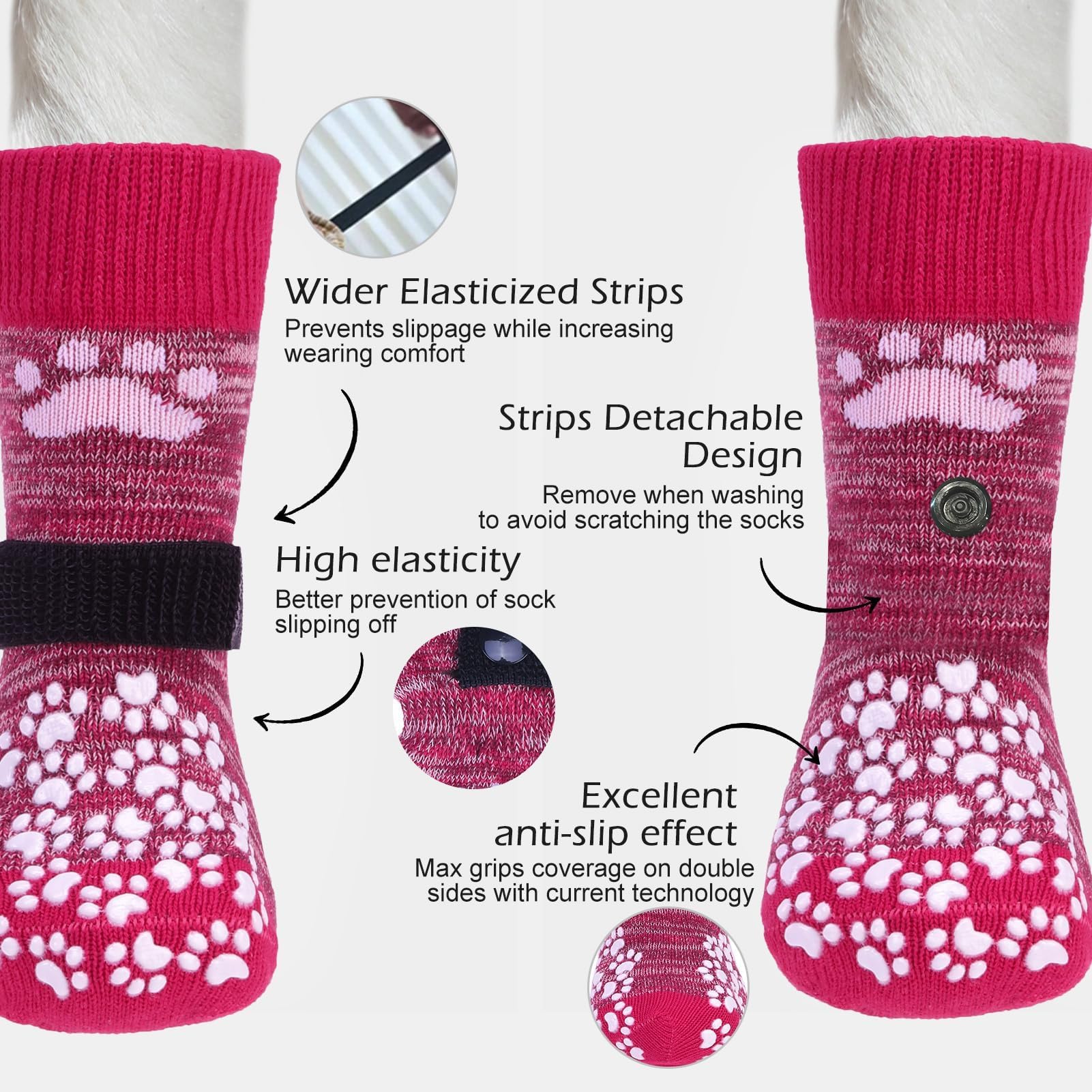 EXPAWLORER calcetines-proteccion-patitas-calor-pavimento: protege las patitas del calor.