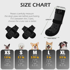 EXPAWLORER calcetines para perro protegen patas en pavimentos cálidos y fríos