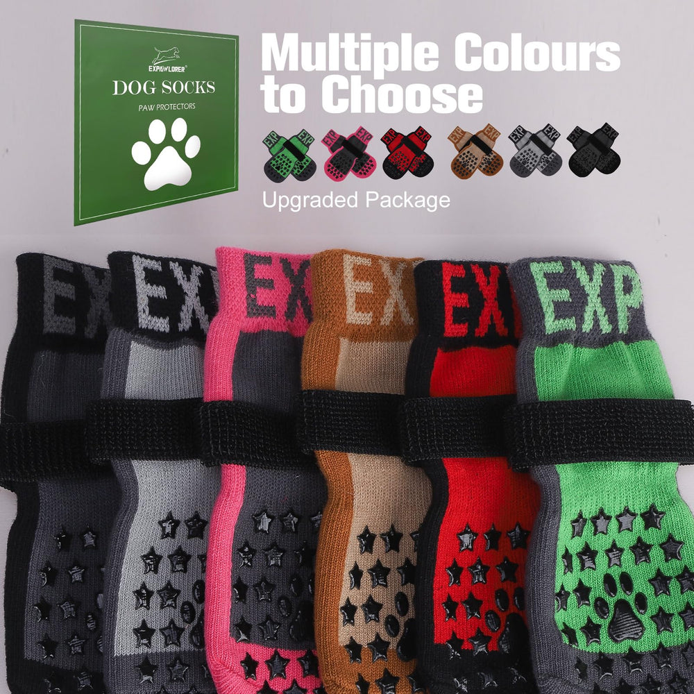 EXPAWLORER calcetines para perro reducen ruido al caminar y lamidos