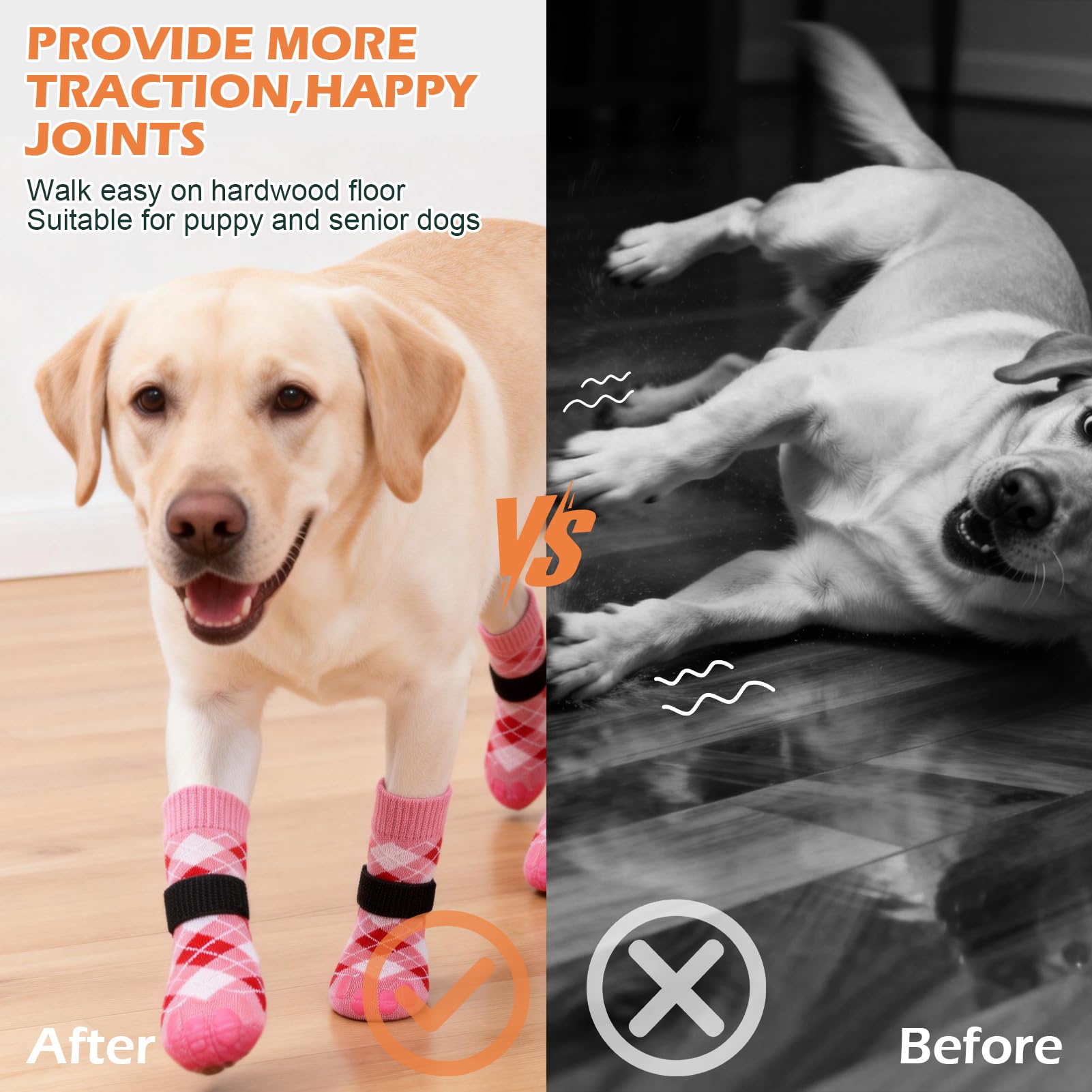 EXPAWLORER calcetines para perro tallas XS a XL para todas las razas.