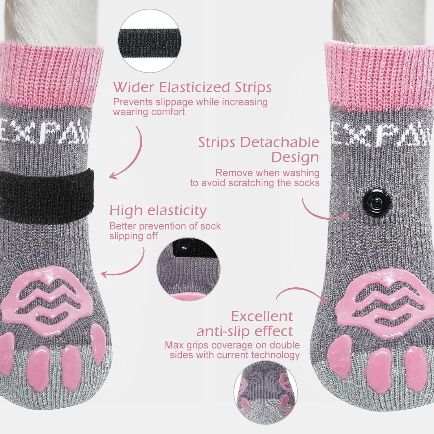 Tejido suave y transpirable EXPAWLORER para comodidad prolongada sin irritación