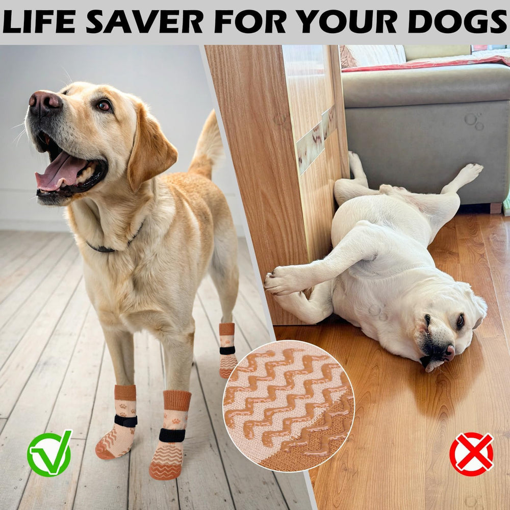 EXPAWLORER calcetines de perro tejido cómodo y transpirable para uso diario.