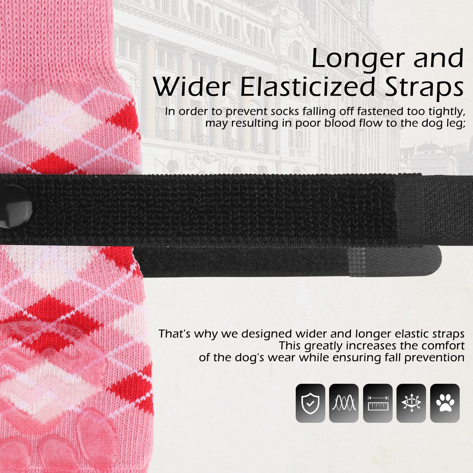 EXPAWLORER calcetines para perro tejido transpirable.