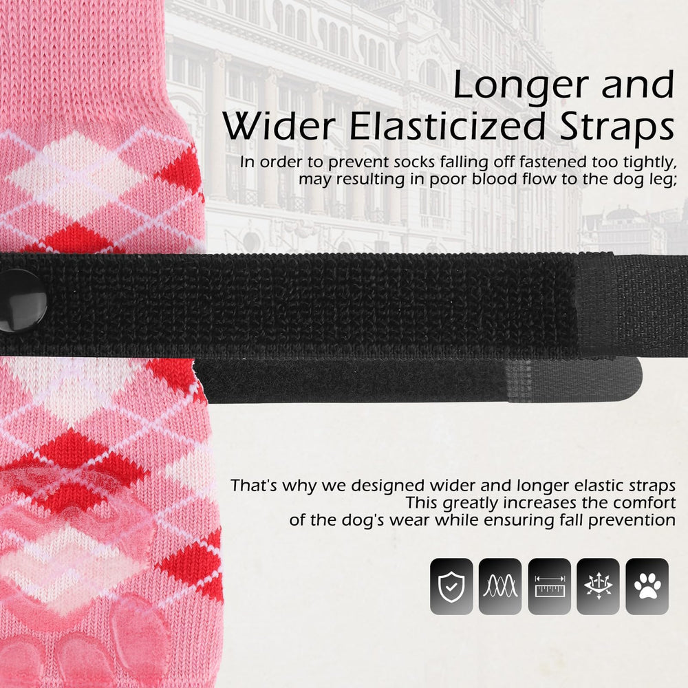 EXPAWLORER calcetines para perro tejido transpirable.