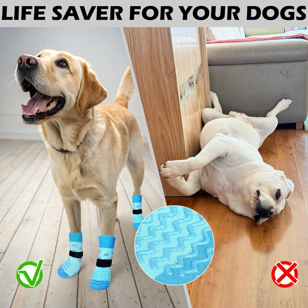 EXPAWLORER calcetines para perros: uso interior y exterior cómodo