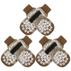 EXPAWLORER calcetines antideslizantes para perros mejoran agarre en suelos lisos.
