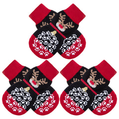 Calcetines para perros EXPAWLORER con agarre antideslizante para interiores.