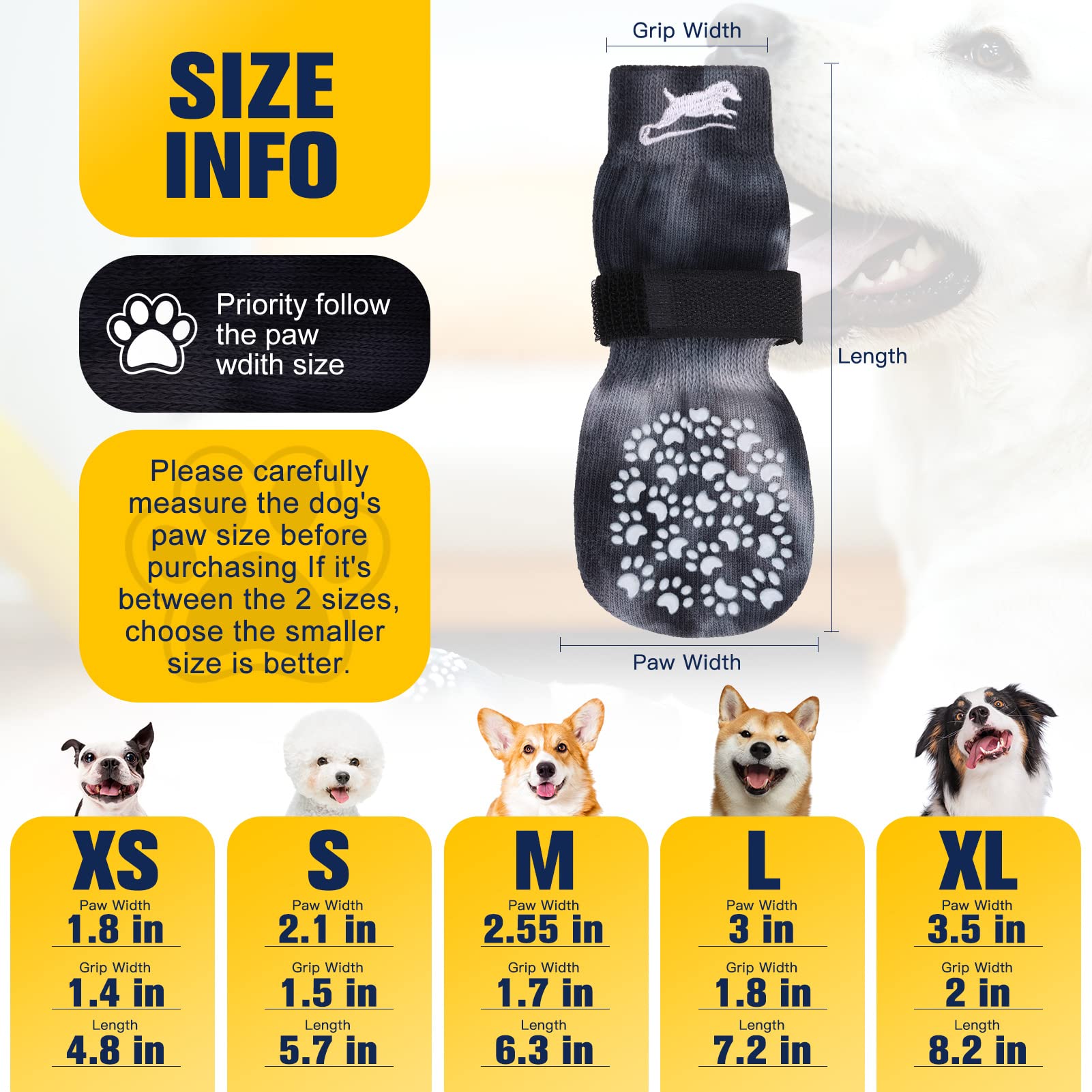 EXPAWLORER calcetines de protección para patas en pisos de madera.