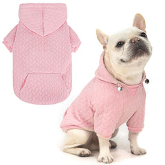 EXPAWLORER chaleco perro texturizado frente, aporta estilo cómodo y abrigo ligero.
