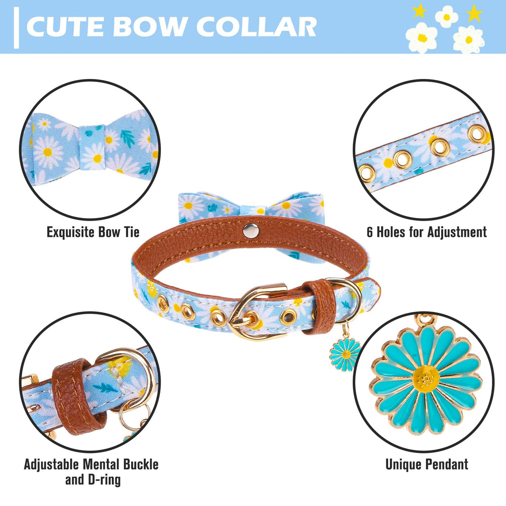 EXPAWLORER collar-bandana daisy, diseño fresco para salidas diarias